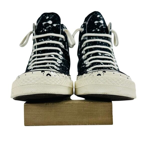 Converse Chuck 70 High Archive Paint Splatter Black Men’s Size 9.5 - Picture 5 of 9